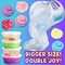 4 LB Premade Big Bucket Crystal Slime Pack with 29 Sets Add-ins